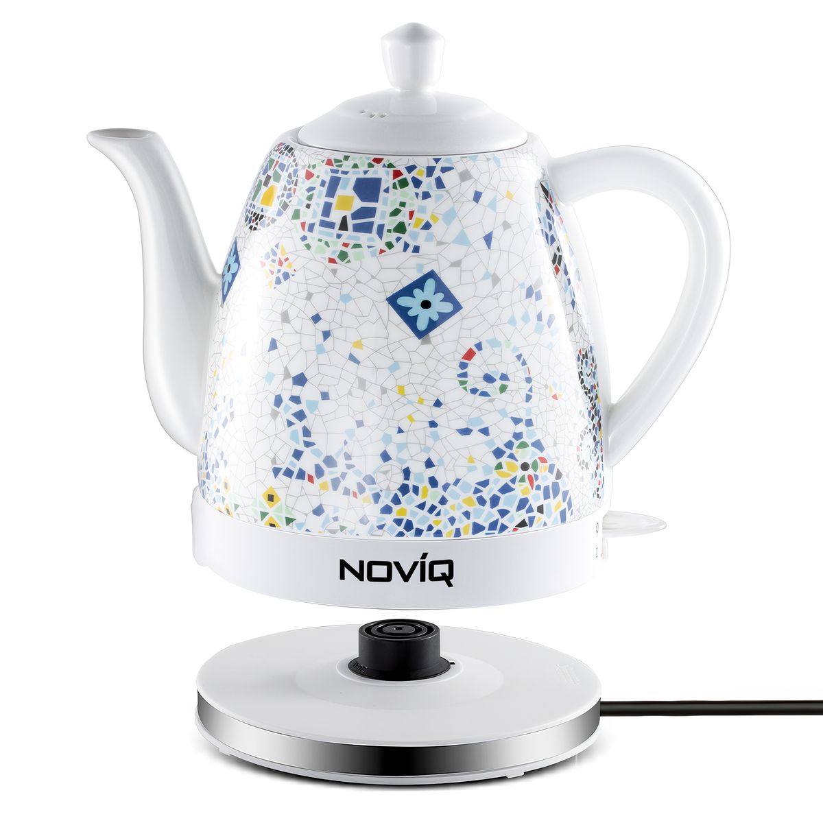 NOVIQ Mosaic Ceramic Electric Kettle