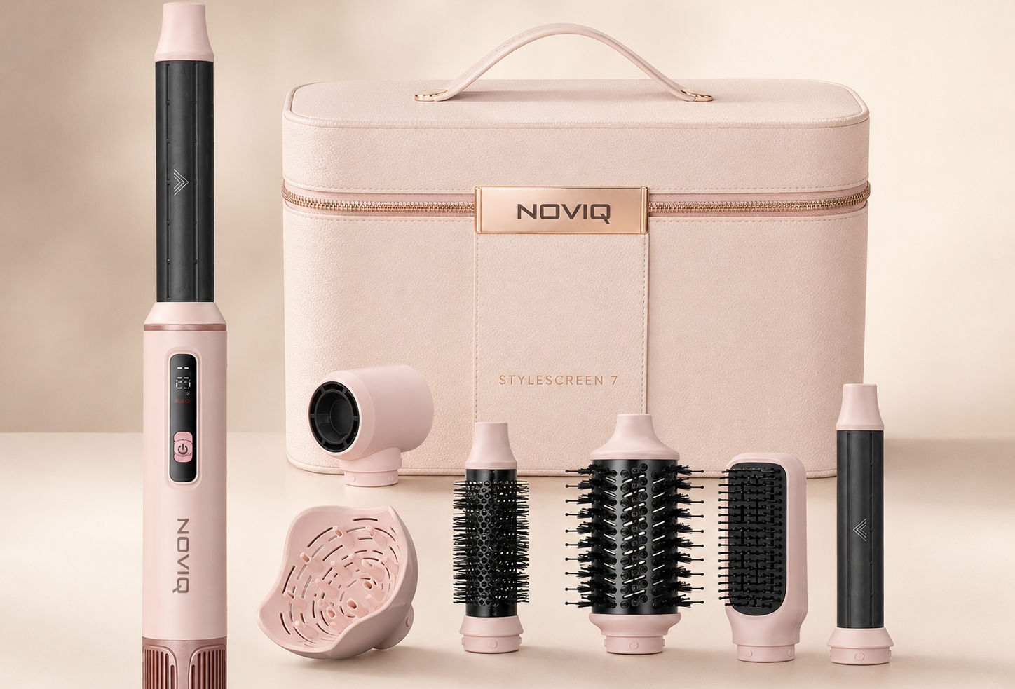 NOVIQ STYLESCREEN 7 — 7-in-1 Digital Air Styler
